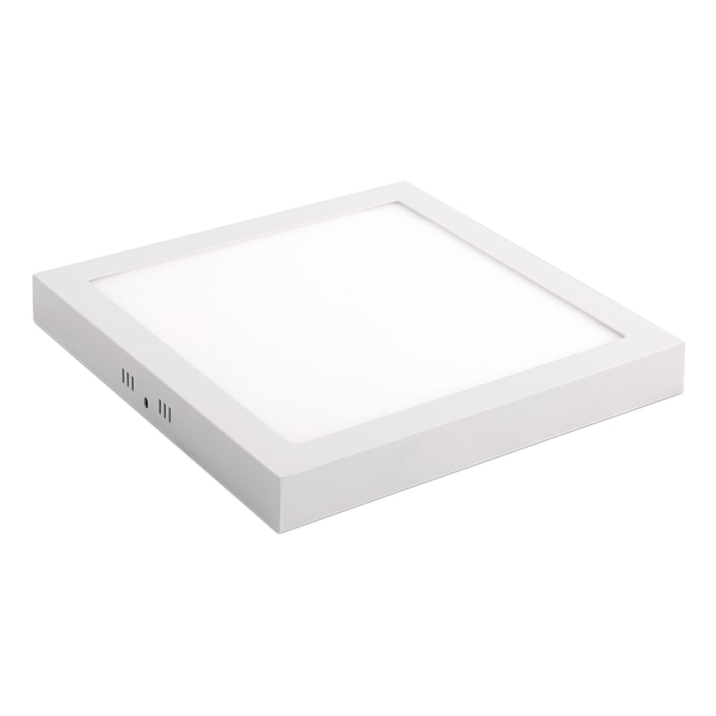 Luminária Led Sobrepor Quadrada Slim 24W 3000K Kian Casa e Garagem