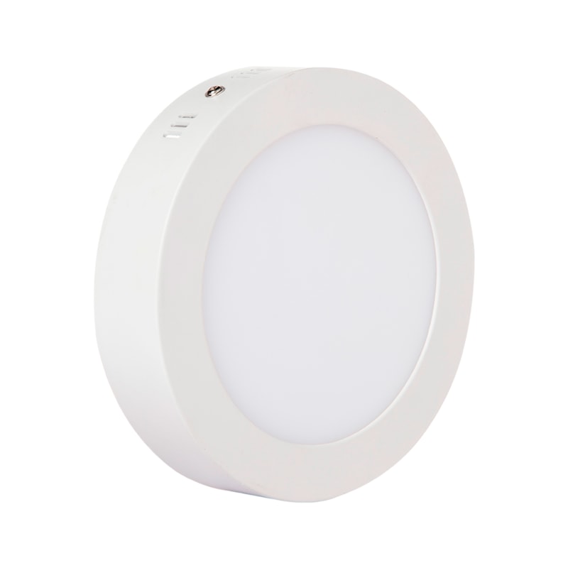 Luminária Led Sobrepor Redonda Slim 18W 6000K Kian Casa e Garagem