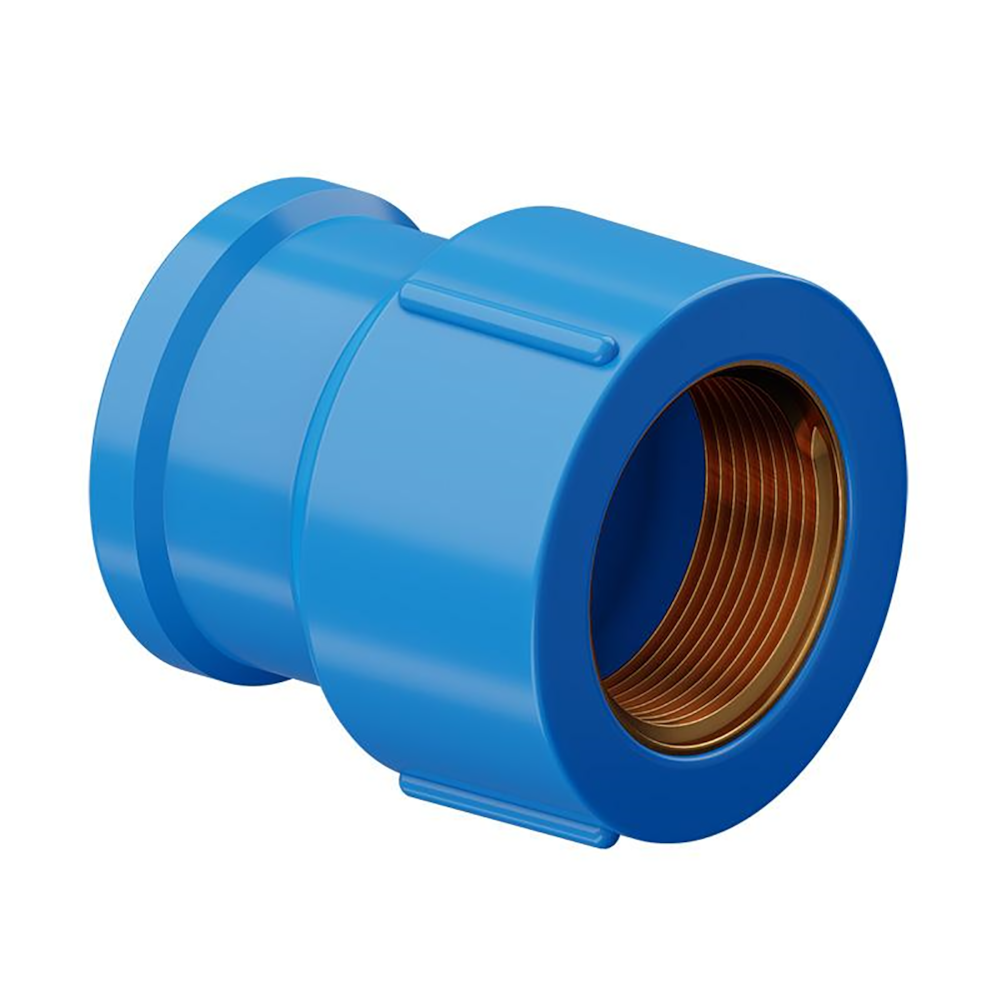 Luva Redução PVC Soldável Azul Bucha 25mm X 1/2" Tigre