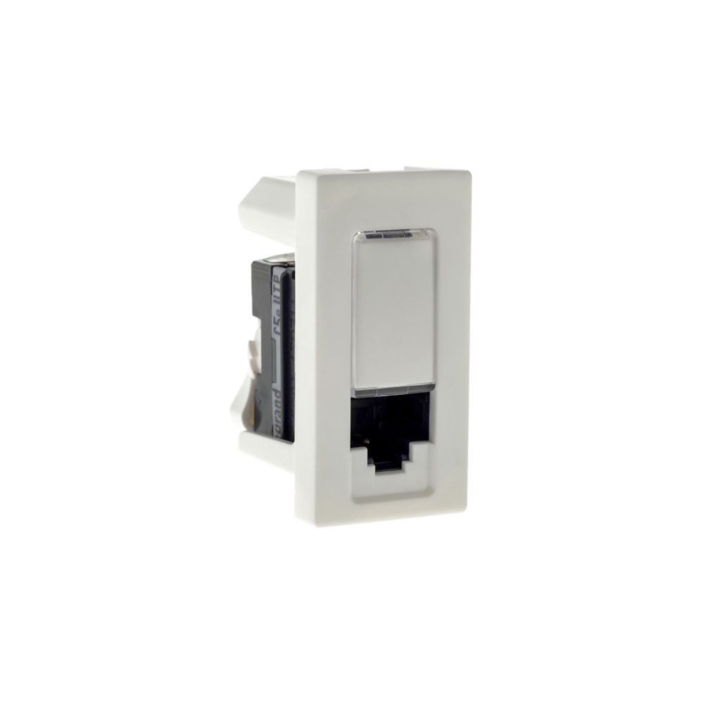 Modulo Tomada Rede RJ45 Branco Cat 5e Pial Plus