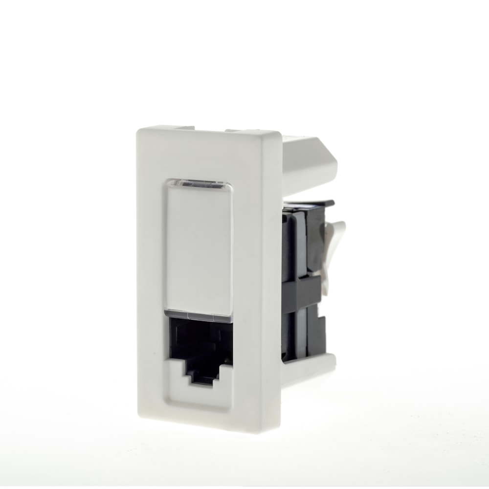 Modulo Tomada Rede RJ45 Branco Cat 5e Pial Plus