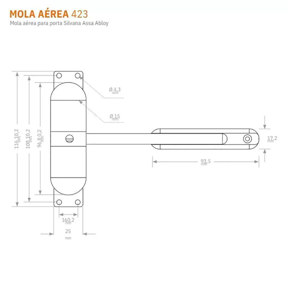 Mola Aerea Hidraulica 423 Silvana