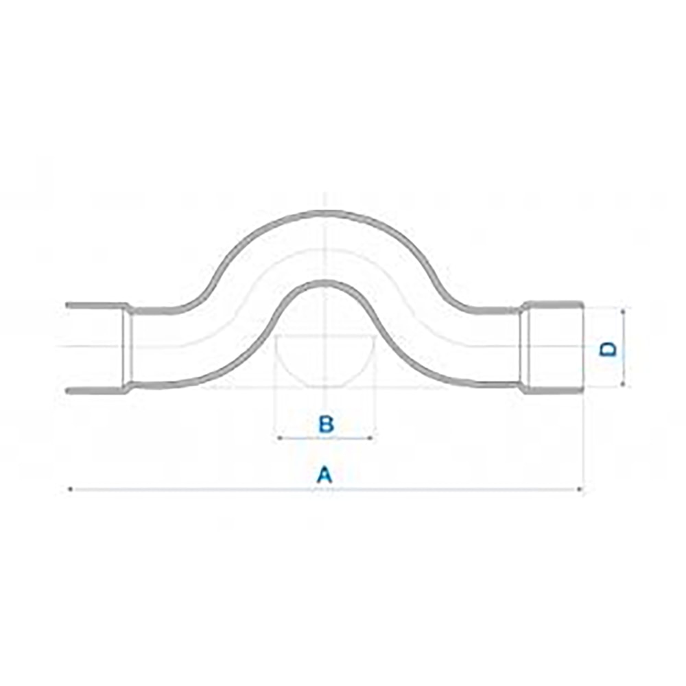 Pacote 10 unid Curva Transposição PVC Soldável 32mm Fortlev