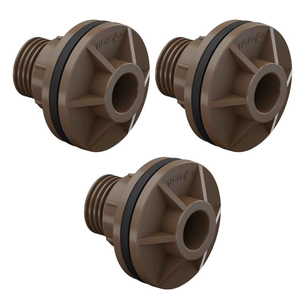 Pacote 12 uni Adaptador Flange Soldável Com Anel 20mm x 1/2" Tigre