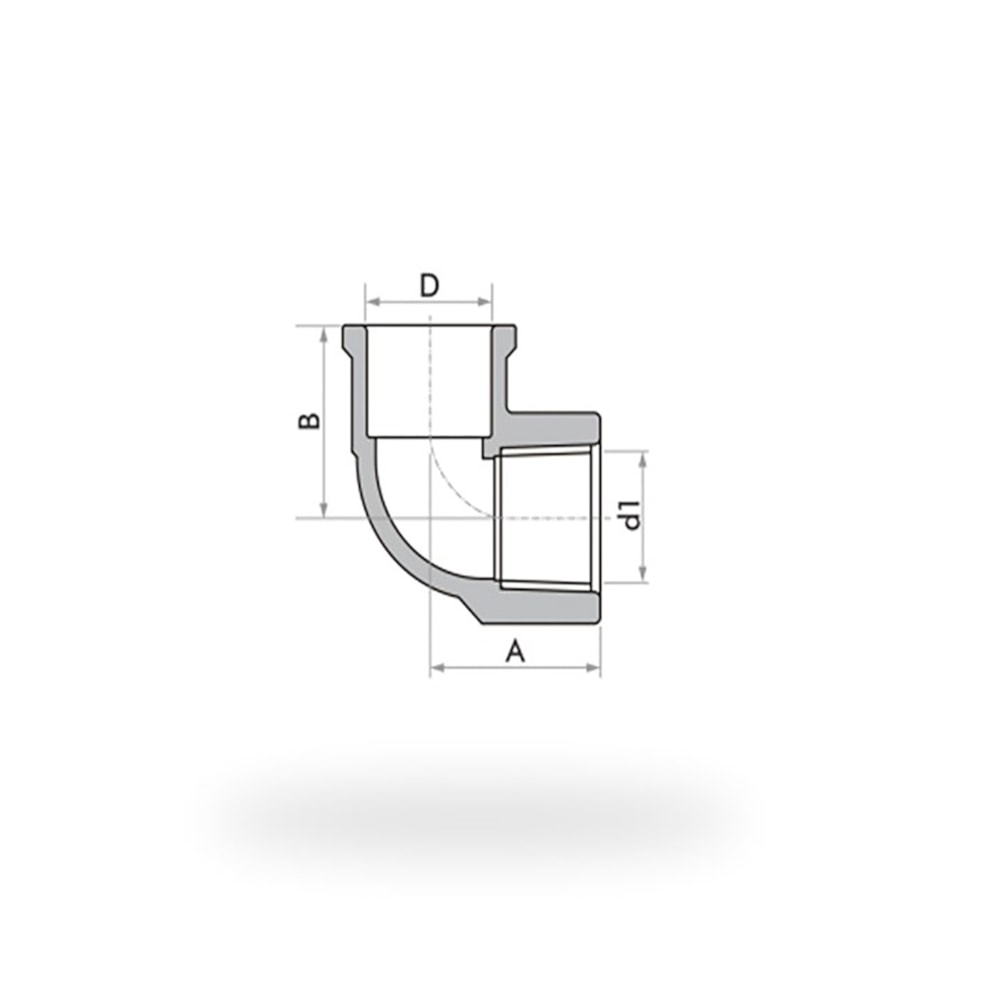 Pacote 20 unid Joelho PVC 90º Soldável Com Rosca 25mm X 1/2" Fortlev