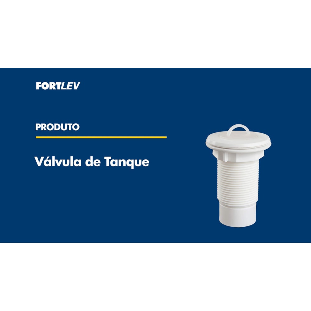 Pacote 20 unid Válvula Para Tanque 1.1/4" V9 Fortlev