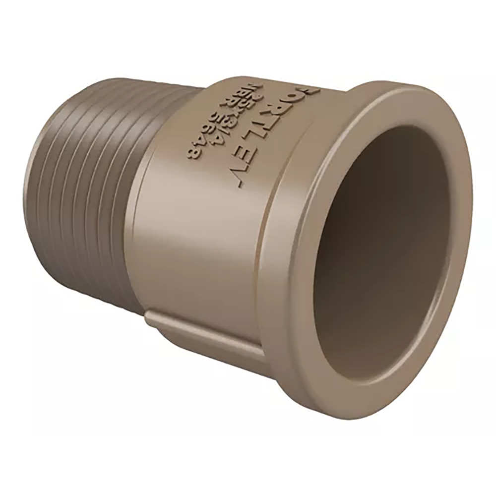 Pacote 25 unid Adaptador Soldável PVC Curto 32mm X 1" Fortlev