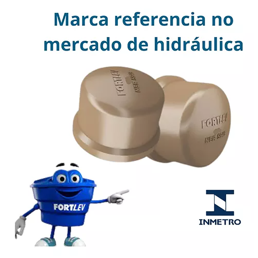 Pacote 25 unid Cap Tampão Soldável 32mm Fortlev