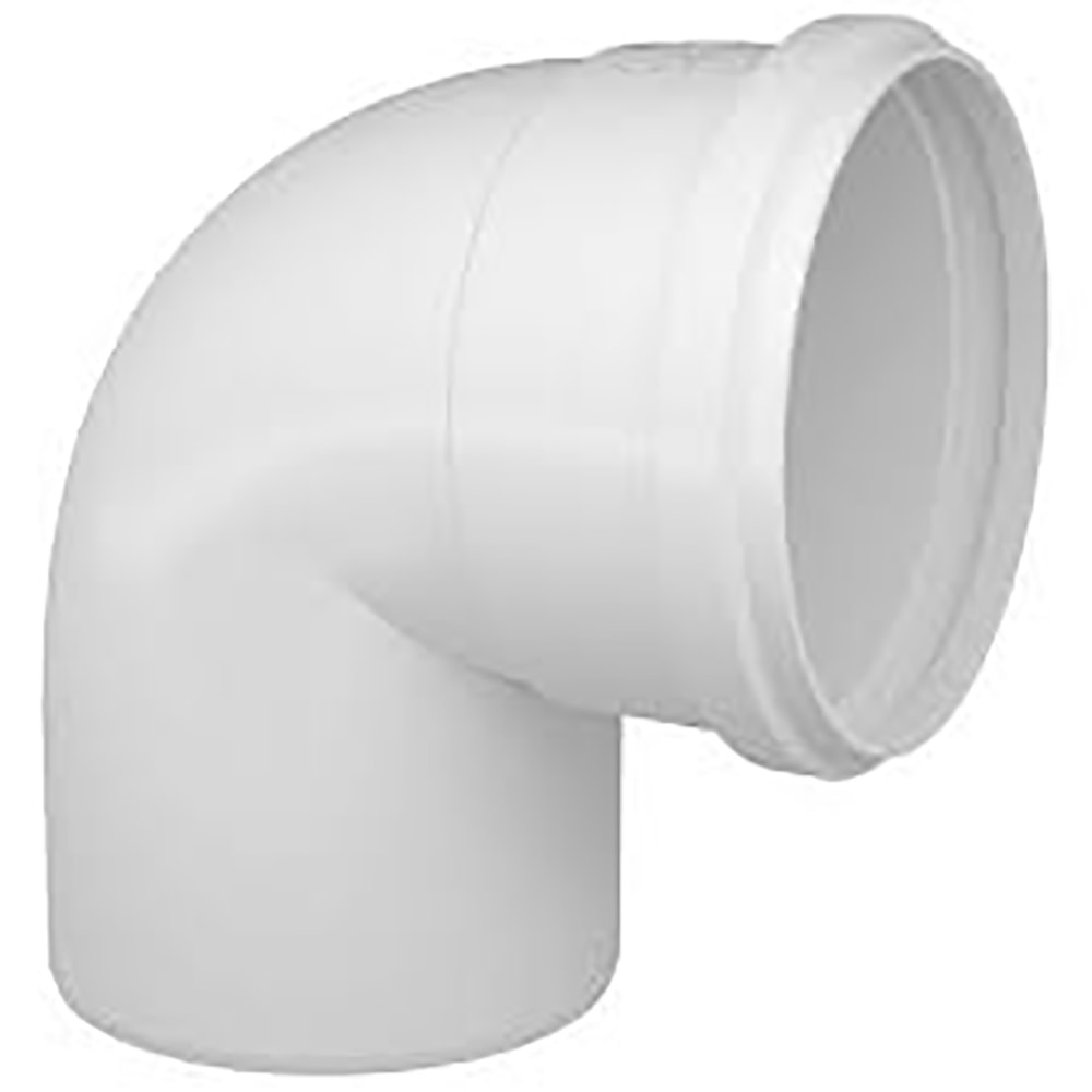 Pacote 25 unid Joelho PVC 90° Para Tubo Esgoto 50mm Fortlev