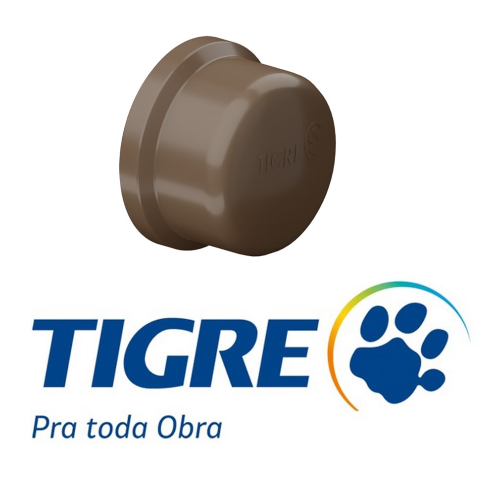 Pacote 30 unid Tampão PVC Cap Soldável 32mm Tigre