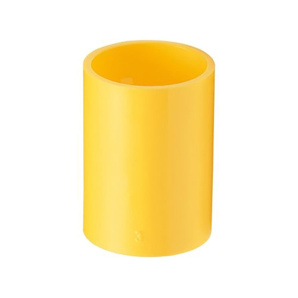 Pacote 50 unid Luva Pressão Conduite Corrugado Amarelo 20mm 1/2" Tigre