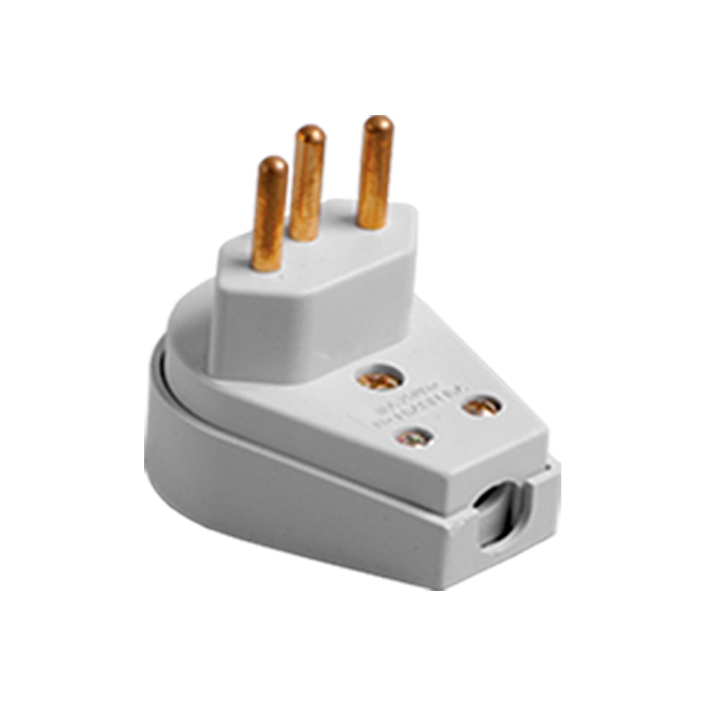 Pacote com 10 Plug Tomada 2 Pinos Macho Gigante + T 10A Ilumi