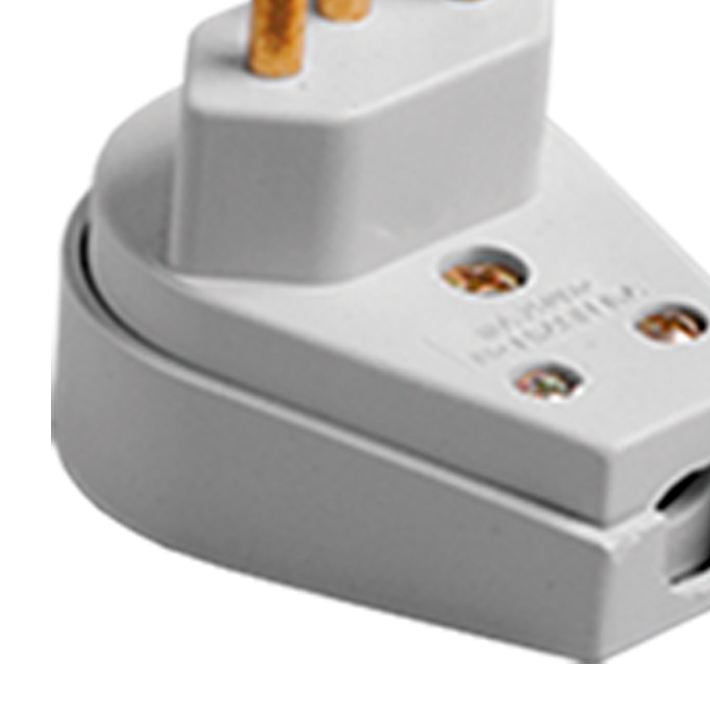 Pacote com 10 Plug Tomada 2 Pinos Macho Gigante + T 20A Ilumi