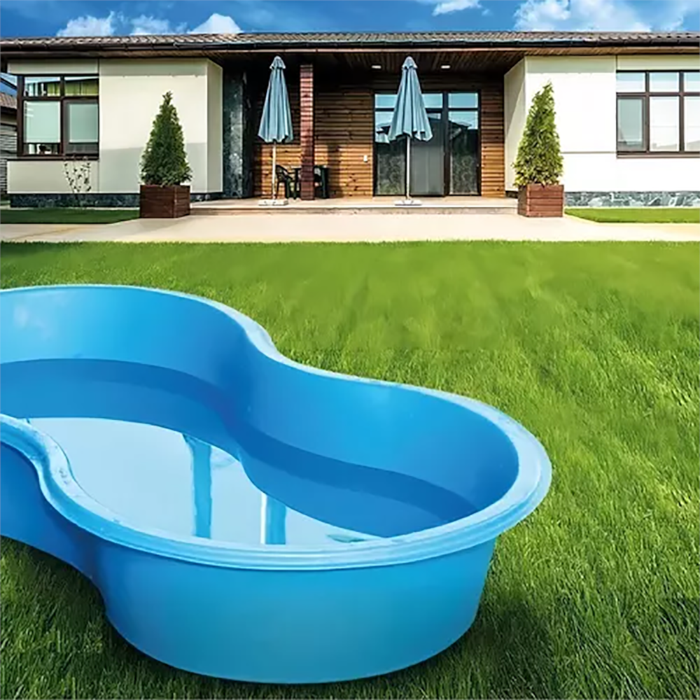 Piscina Feijão Azul Polietileno 500l Afort