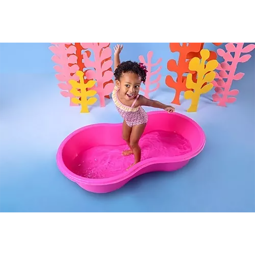 Piscina Feijao Rosa Polietileno 100l Afort