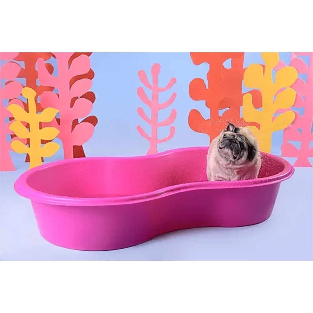 Piscina Feijao Rosa Polietileno 100l Afort