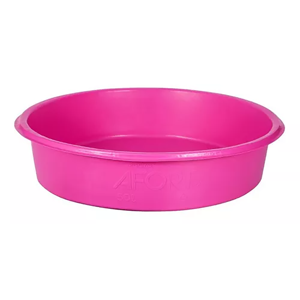 Piscina Redonda Rosa Polietileno 50l Afort