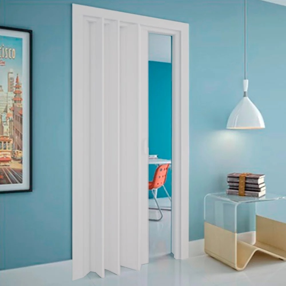 Porta Sanfonada PVC 2,10x70 Cores Fortlev