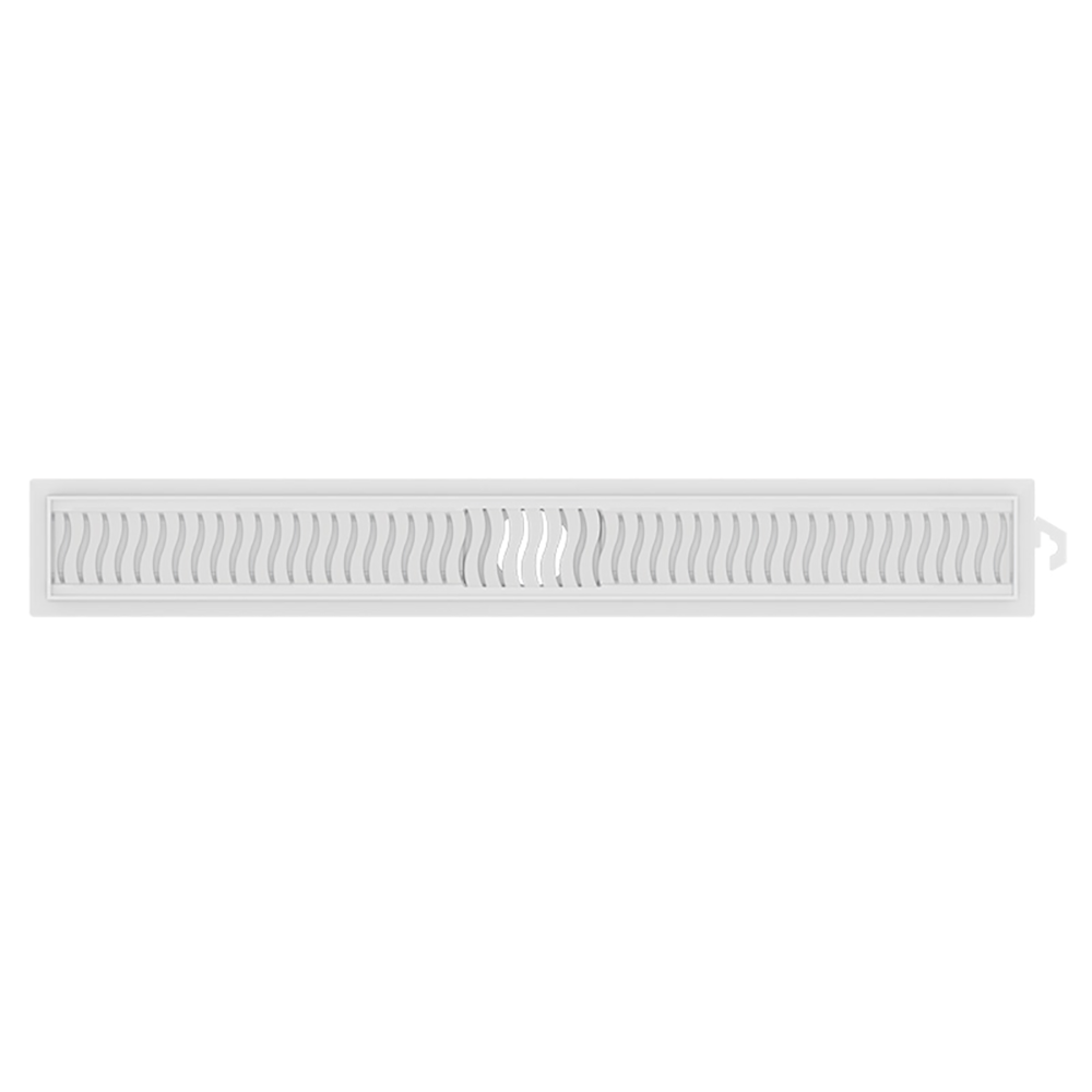 Ralo Linear Flat com Grelha Branco 50cm Tigre