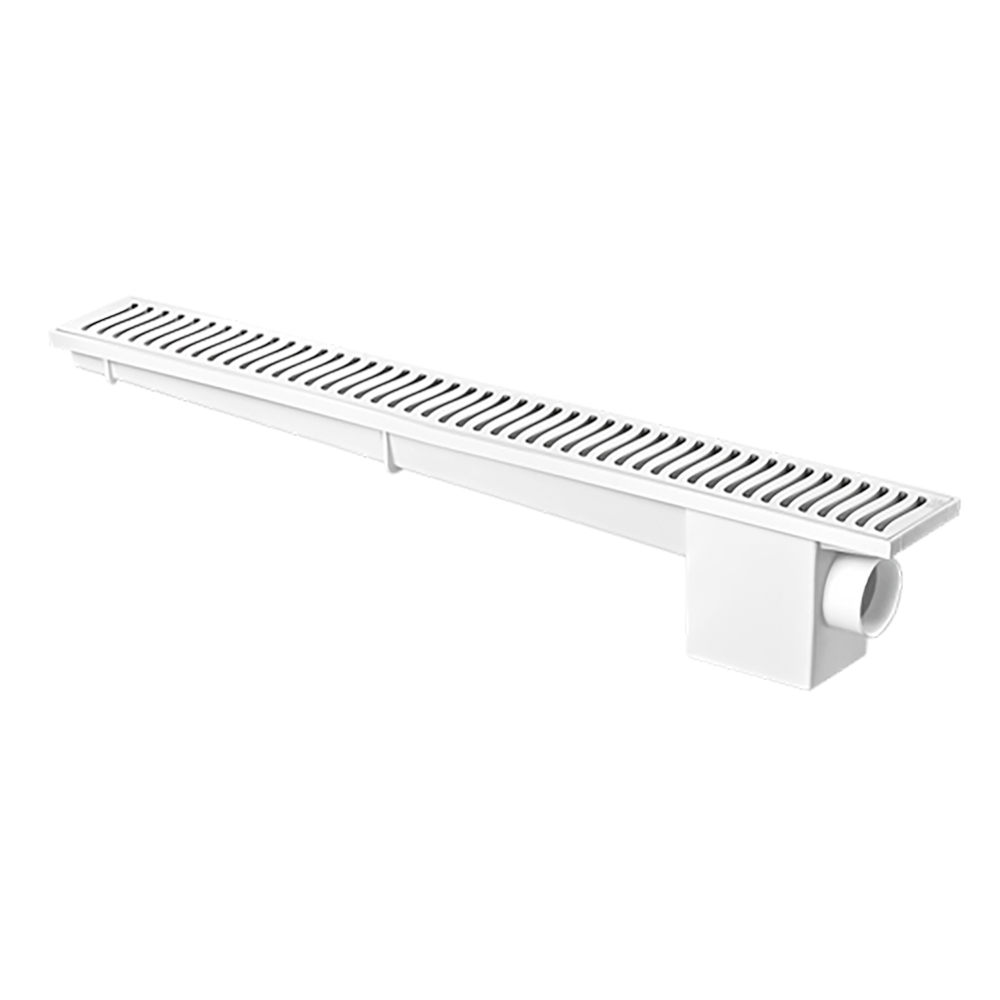 Ralo Linear Modulavel Sifonado 50cm Branco Herc