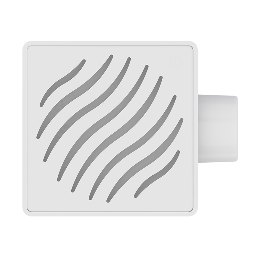 Ralo Quadrado Com Grelha Sifonado Branco 100mm X 53mm X 40mm Tigre