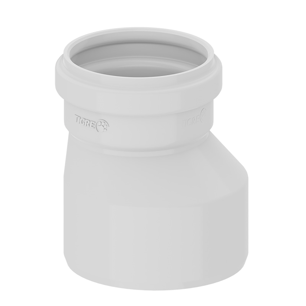 Redução Excêntrica Para Tubo Esgoto 100mm X 75mm Tigre