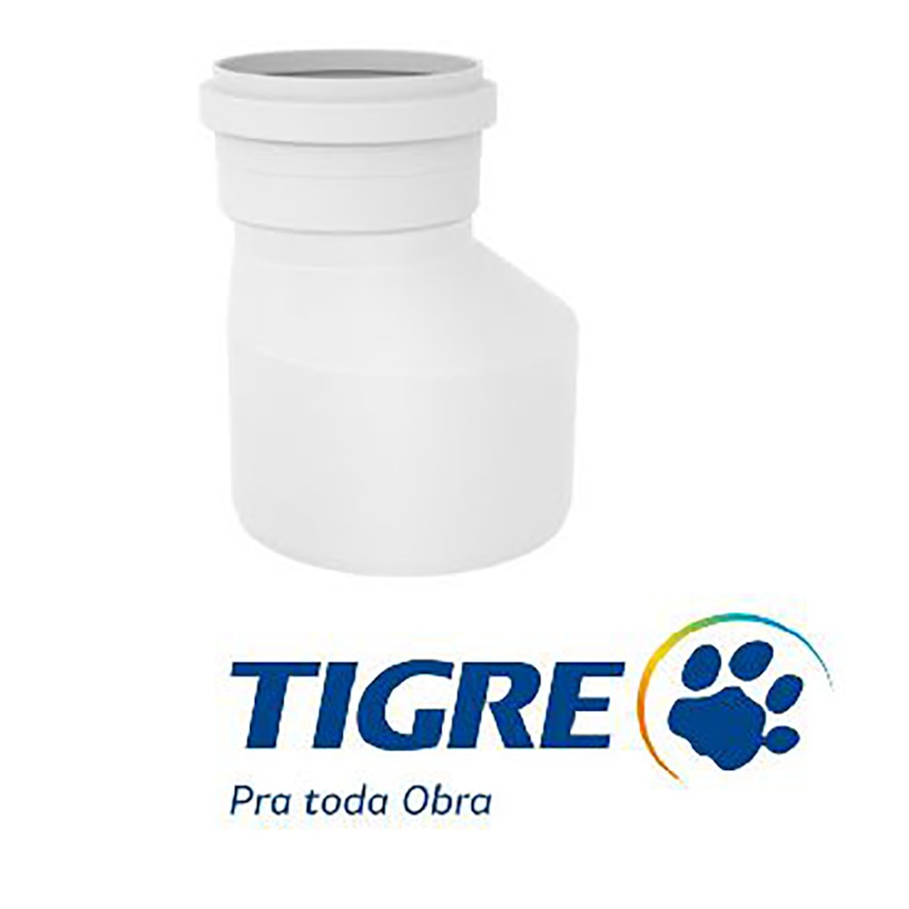 Redução Excêntrica Para Tubo Esgoto 100mm X 75mm Tigre