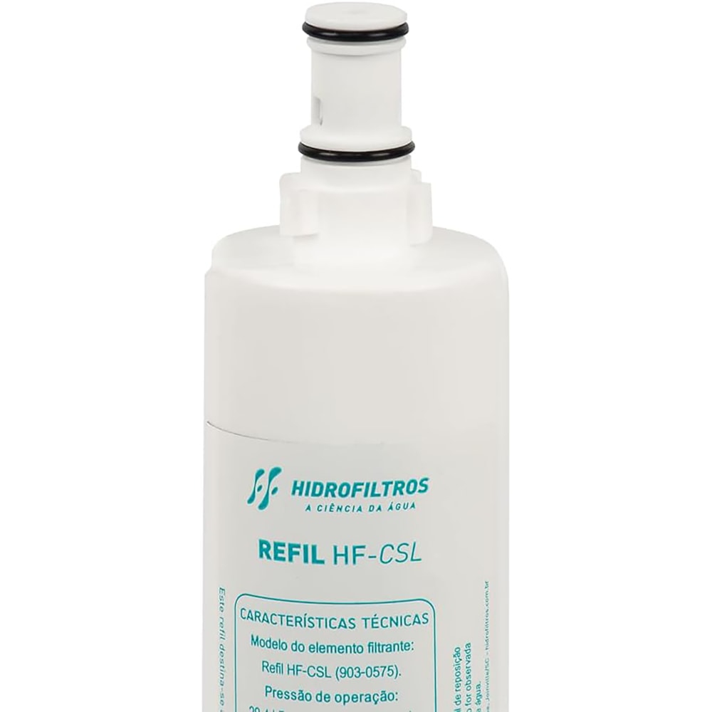 Refil Filtro Purificador de Agua Compacto Consul HF Hidrofiltros CSL