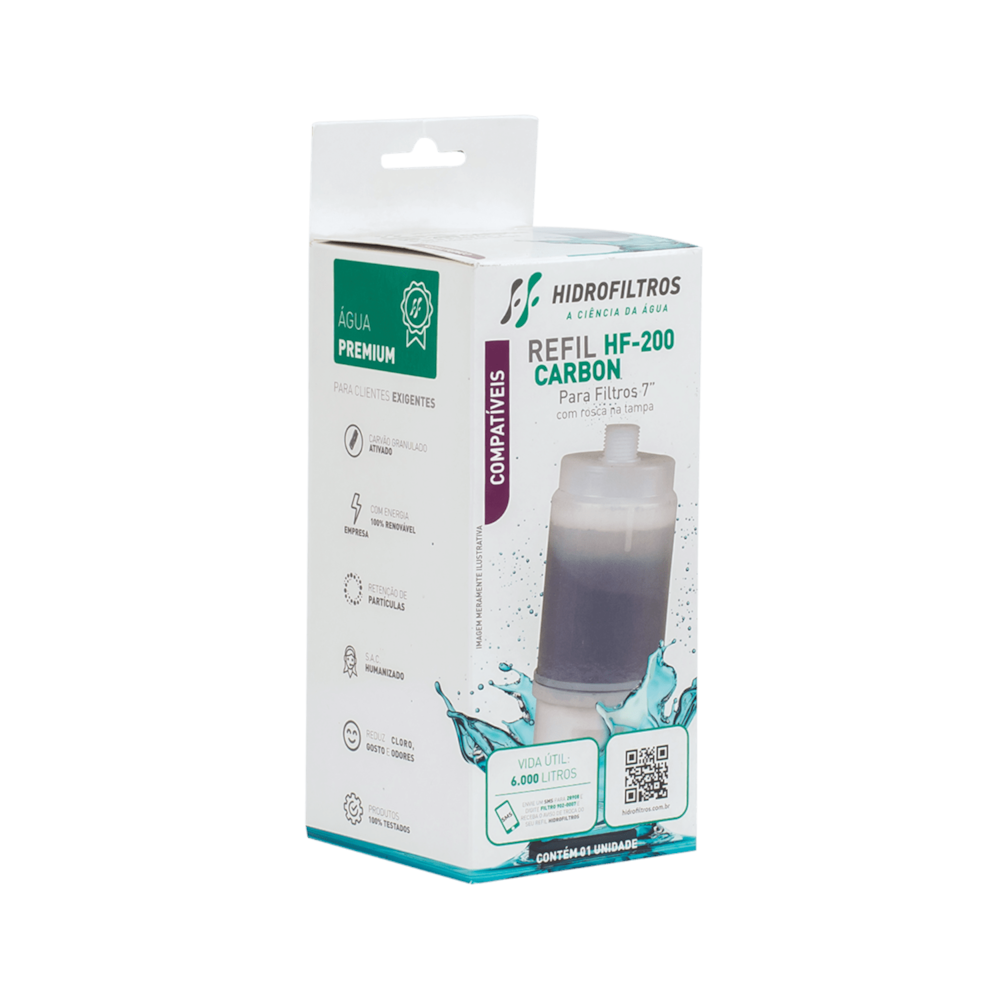 Refil Purificador AP 200 Tripla Filtração Hidrofiltros