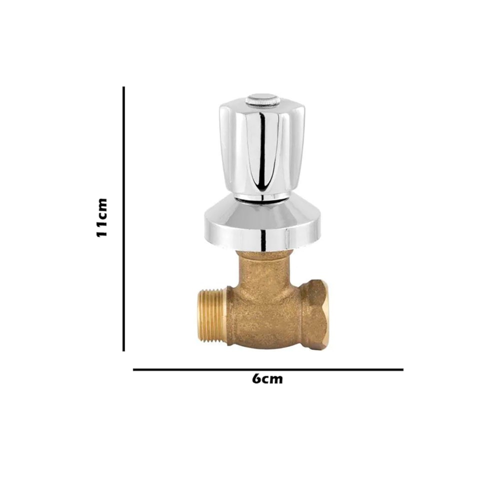 Registro 1416 3/4" C-50 Oliveira Metais