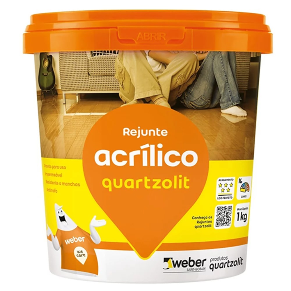 Rejunte Acrílico 1kg Quartzolit