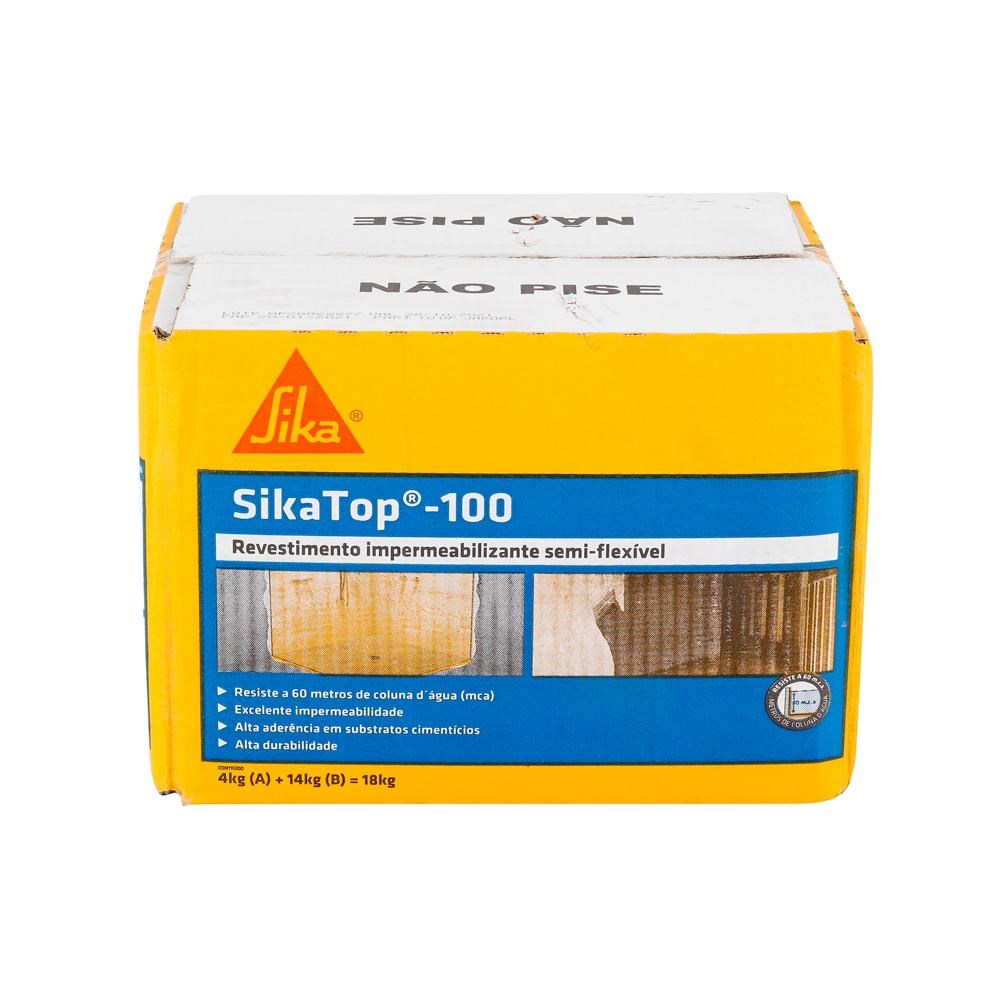 Revestimento Impermeabilizante SikaTop 100 Caixa 18kg Sika