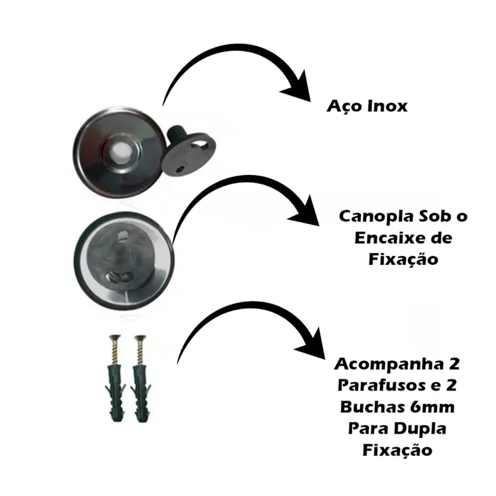 Saboneteira Standard Oliveira Metais