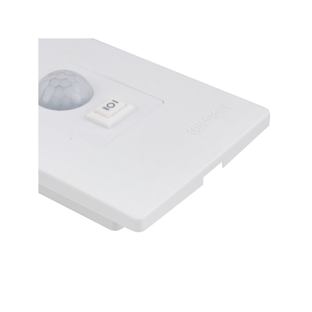 Sensor De Presença 180º Fotocélula Chave Branco Qualitronix