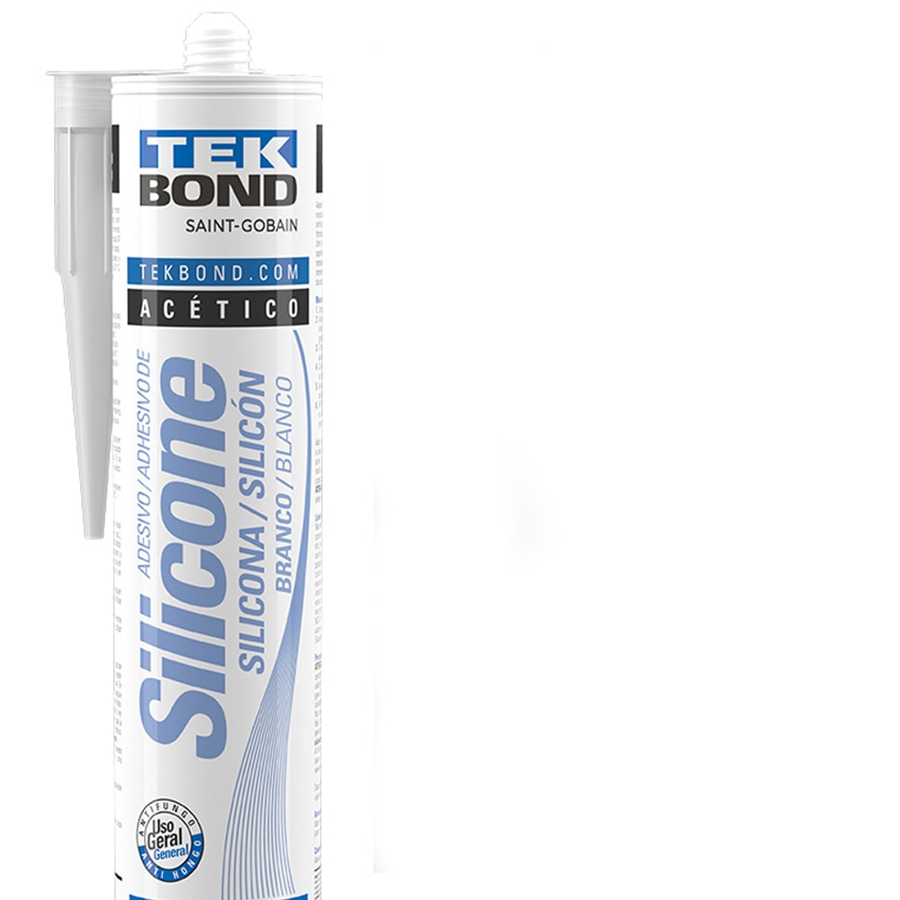 Silicone Acetico Branco 280gr Tekbond