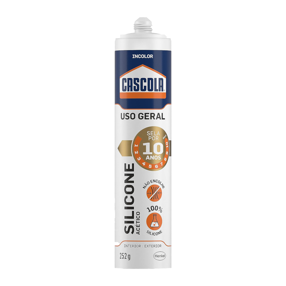 Silicone Cascola Flexite Uso Geral 252gr Henkel