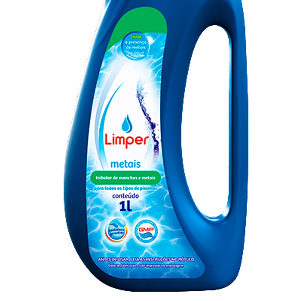 Soluções Metais para Piscina 1L Limper Atcllor