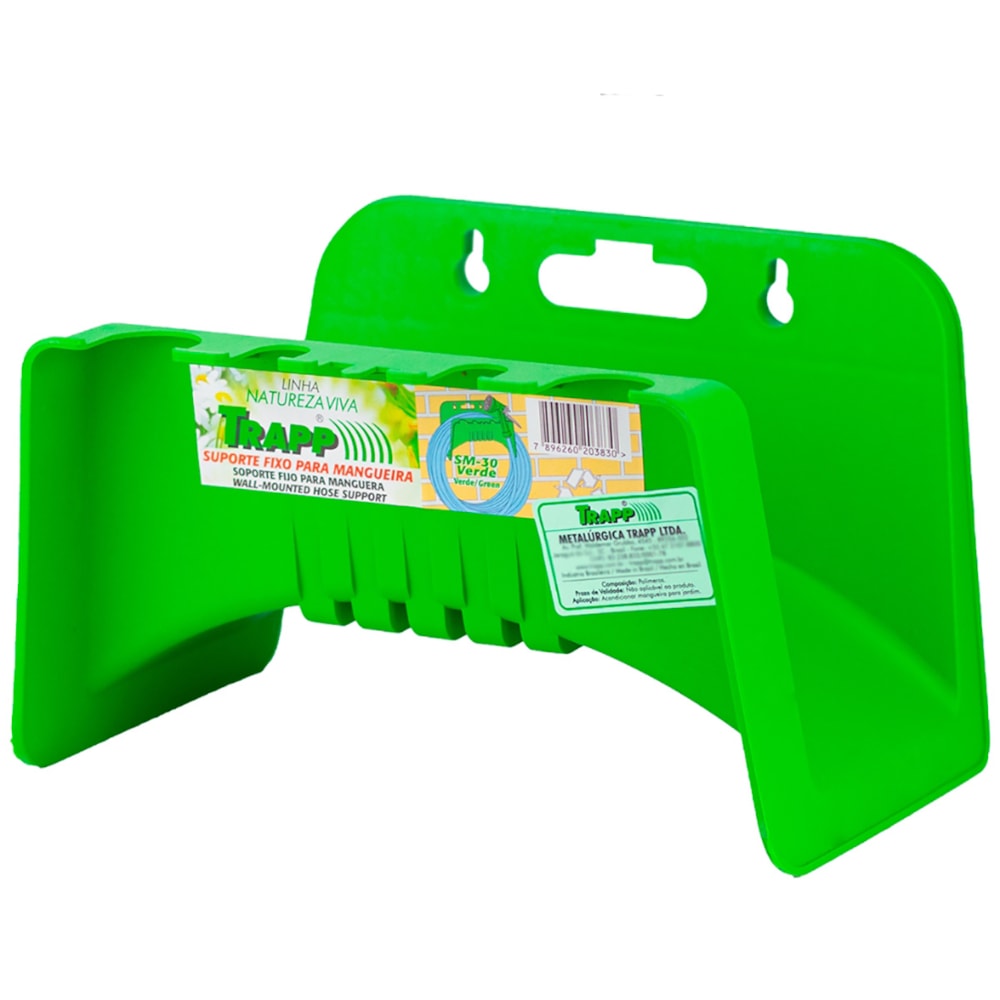 Suporte Mangueira Para Parede Verde Sm-30 Trapp