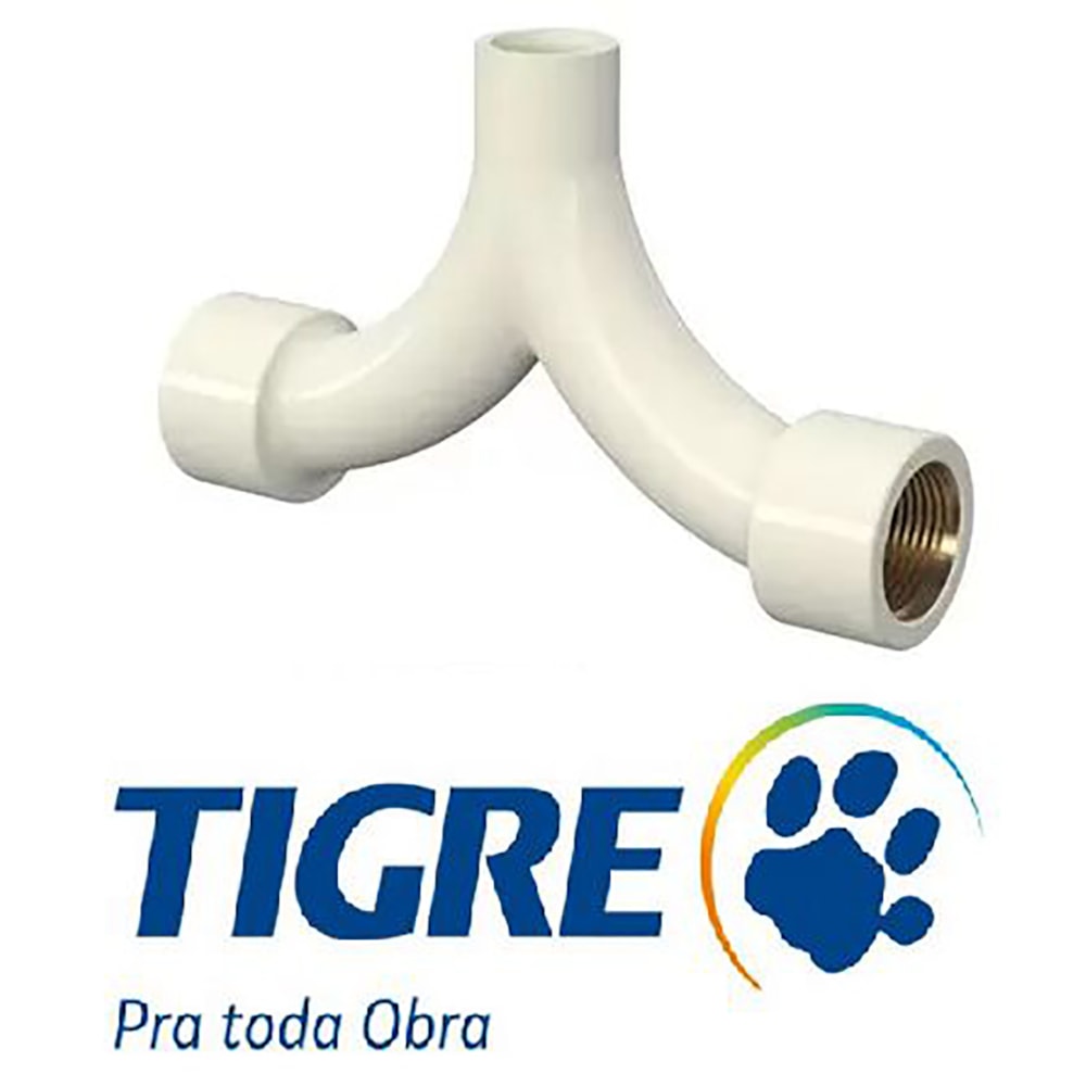 Te Misturador PVC Transição Aquatherm CPVC 22mm X 3/4" Tigre