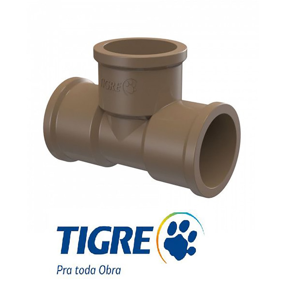 Te PVC Soldável 50mm Tigre