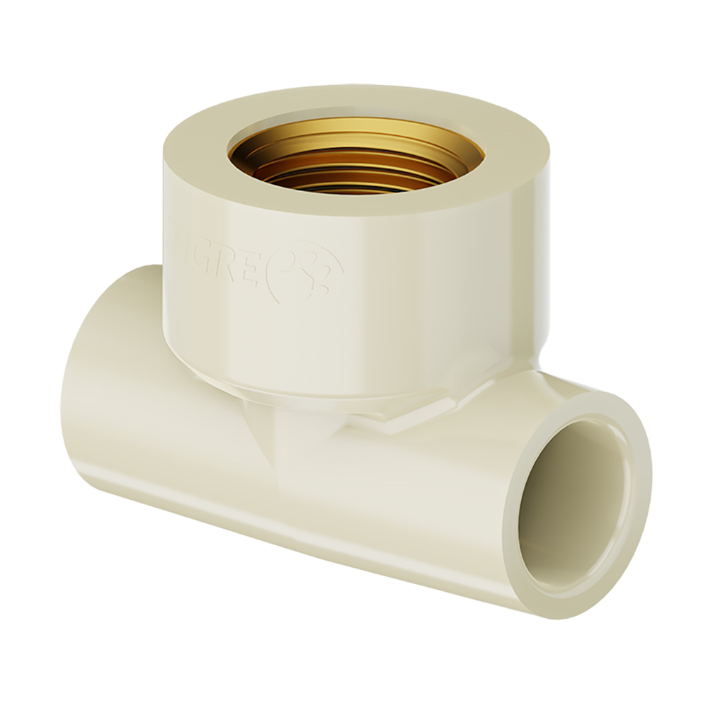 Te PVC Transição Aquatherm CPVC 22mm X 1/2 Tigre