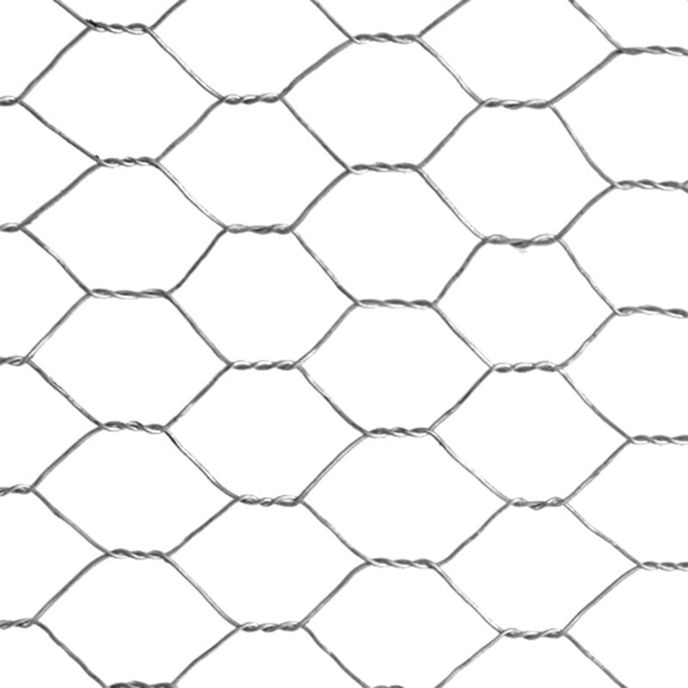 Tela Hexagonal Viveiro 1/2" 0,60x50m Fio 0,56mm BWG 24 Algom