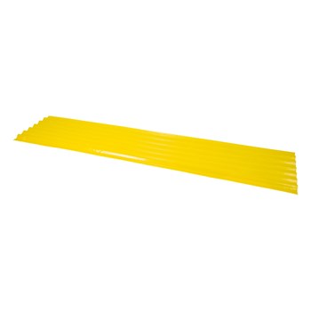 Telha Fibra Vidro Translúcida Amarela Ondalev 2.44 x 0,5m Afort