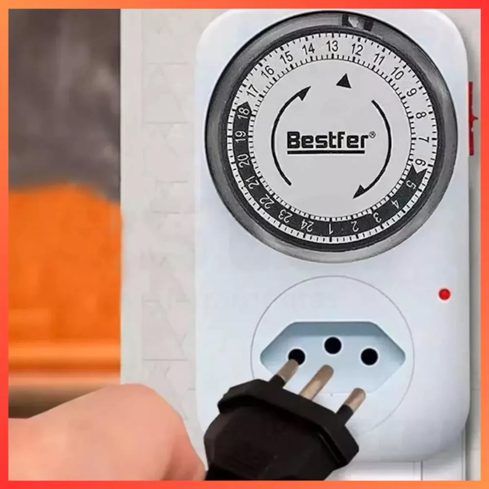 Temporizador Analógico 24h Bivolt Bestfer