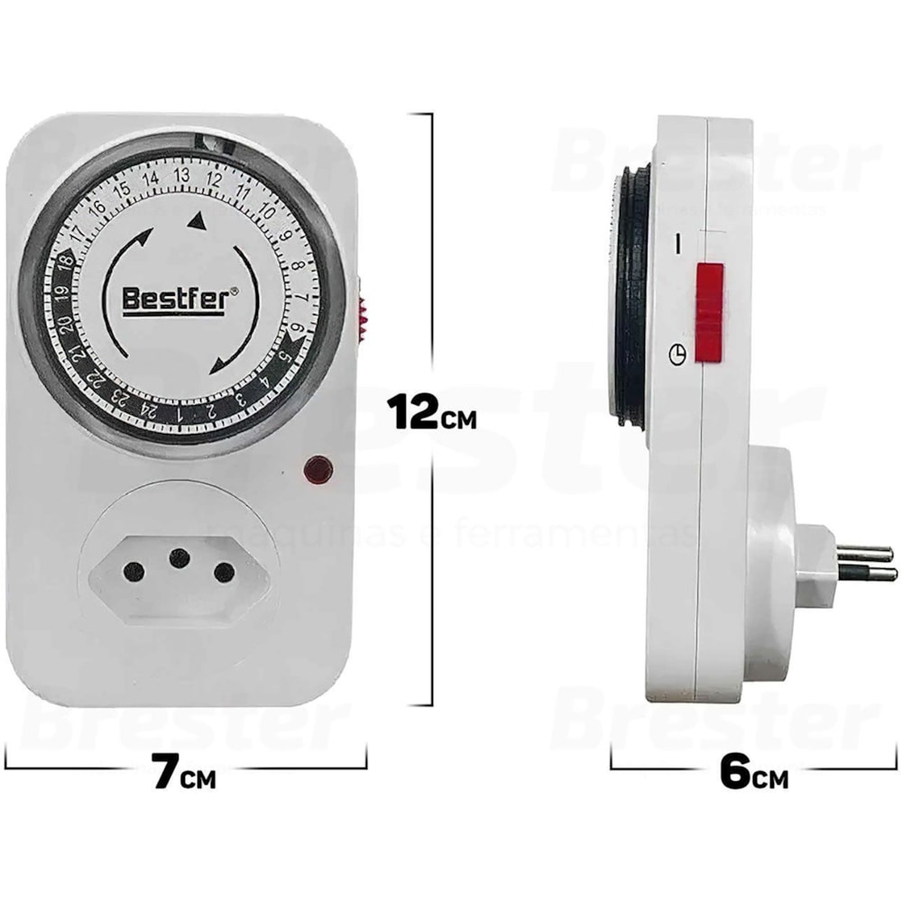 Temporizador Analogico Bivolt 60hz Bestfer