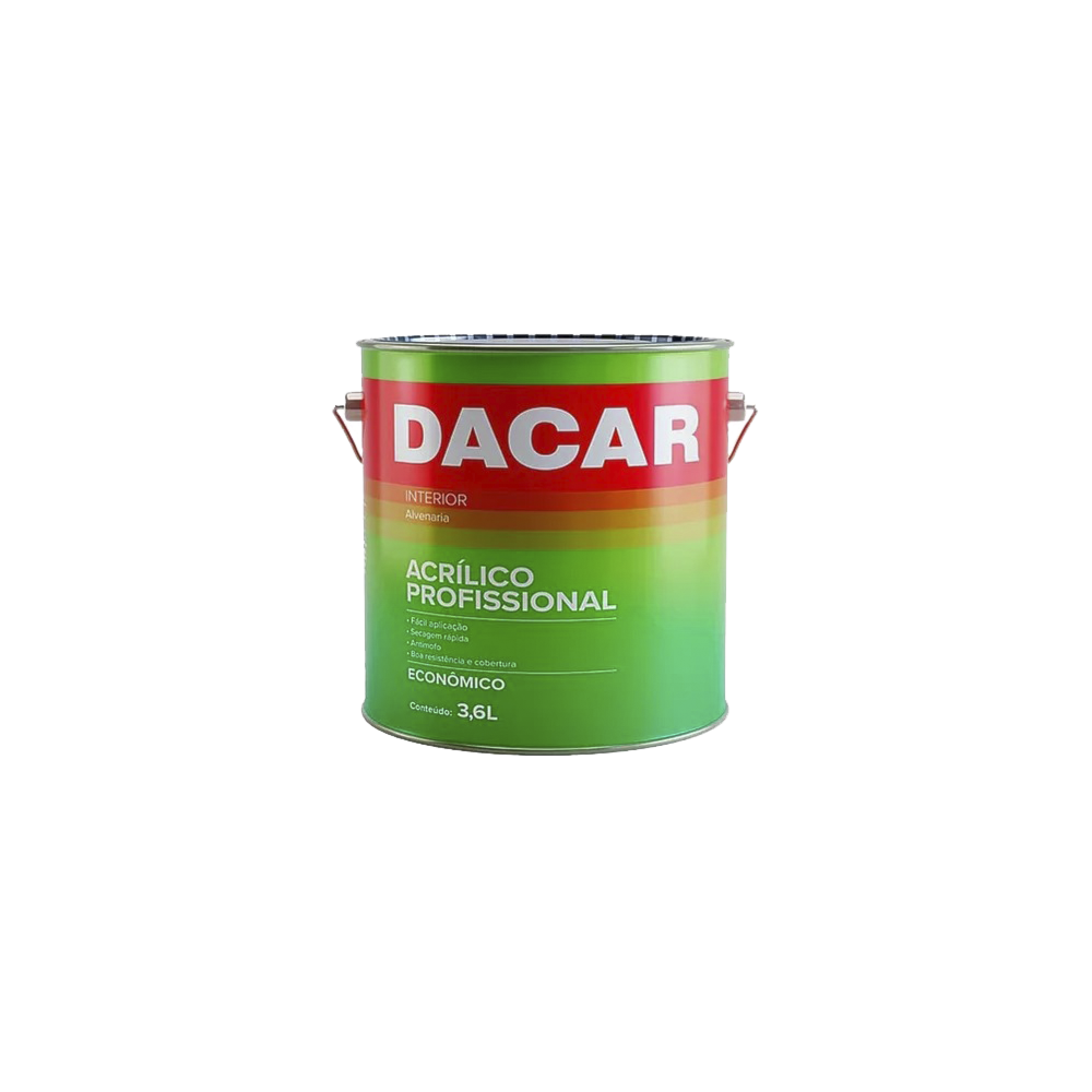 Tinta Acrílico Profissional 3,6L Cores Dacar