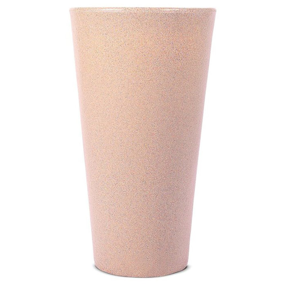Vaso de Planta Aldora Conico Bege 45cm Pvc Alfort