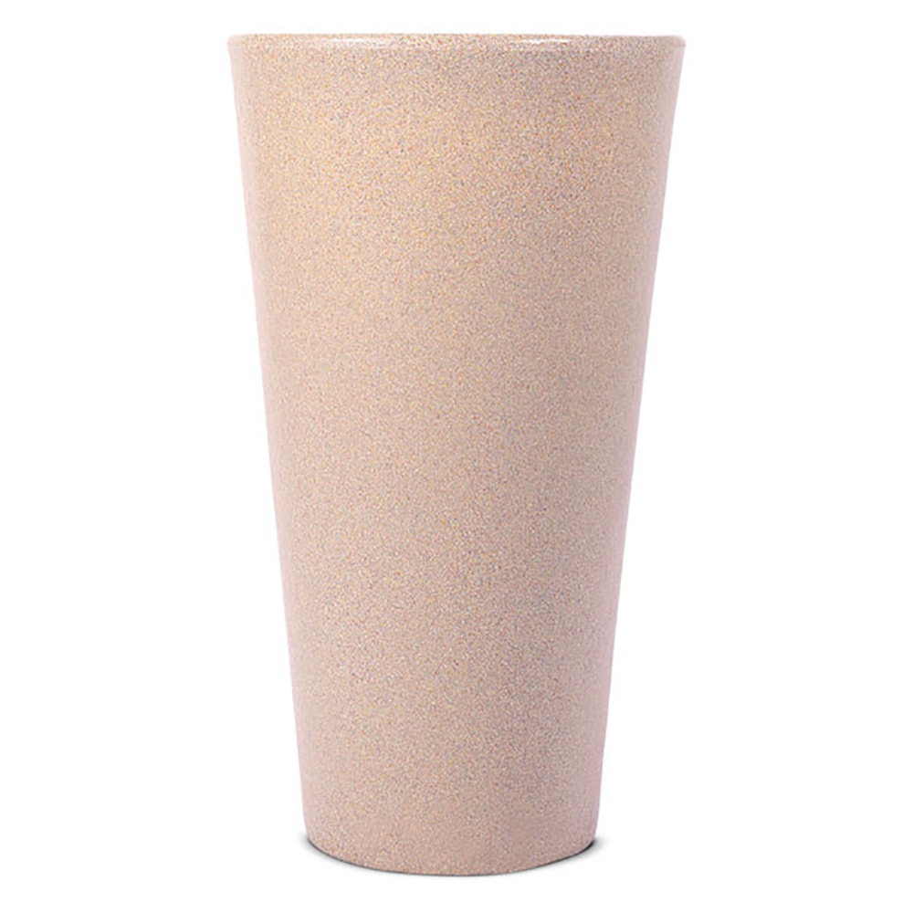 Vaso de Planta Aldora Conico Bege 45cm Pvc Alfort