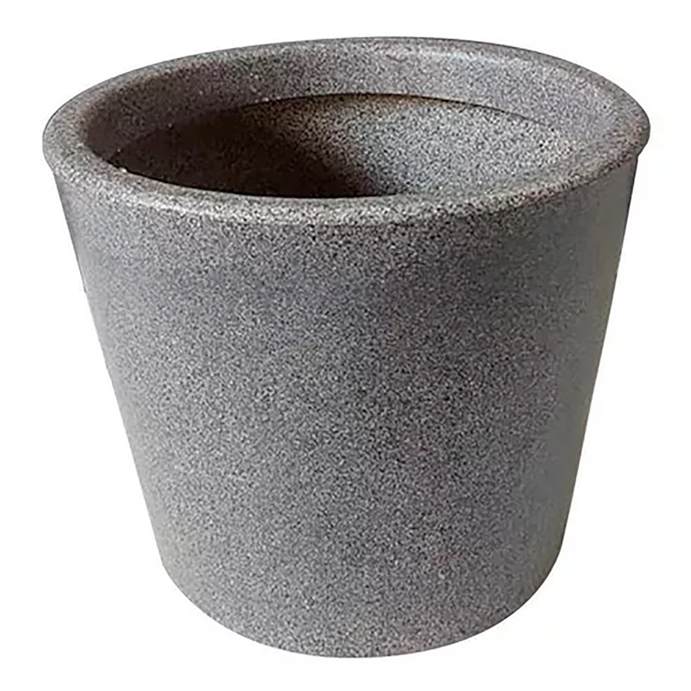 Vaso de Planta Pedra Badi Reto 25cm Pvc Afort