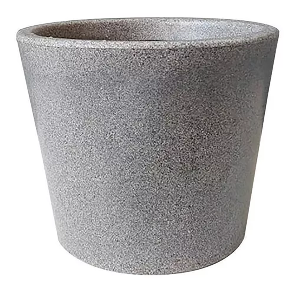 Vaso de Planta Pedra Badi Reto 25cm Pvc Afort